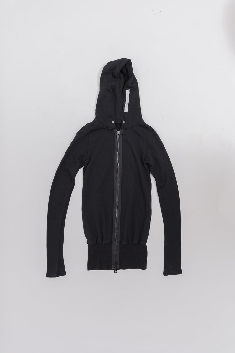 ALICE AUAA - Double zipper hoodie with back details – L'OBSCUR
