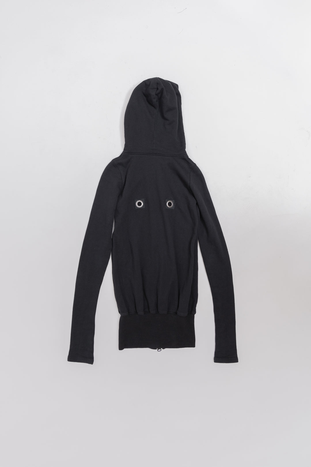 ALICE AUAA - Double zipper hoodie with back details – L'OBSCUR