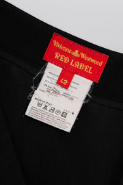 ALEXANDER MCQUEEN - Mohair wool skirt with waist details (late 90's)