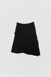 VIVIENNE WESTWOOD RED LABEL - FW06 Wool blend midi skirt with drapings