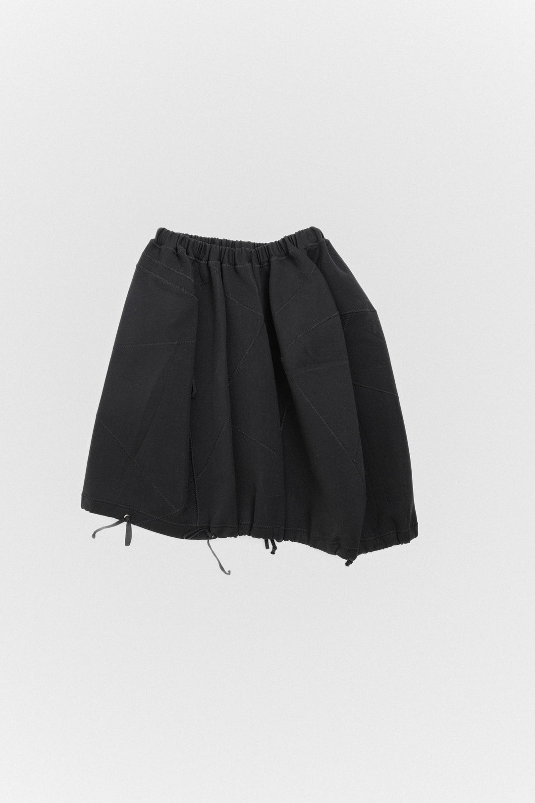COMME DES GARCONS - FW90 Nylon balloon mini skirt with stitching
