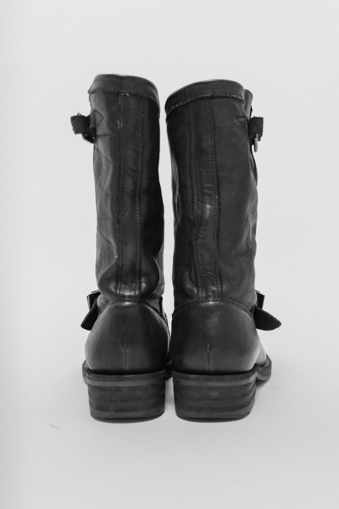 靴 ISAMU KATAYAMA BACK LASH Boots ISAMU KATAYAMA BACKLASH Lace-Up Leather Boots with Zipper