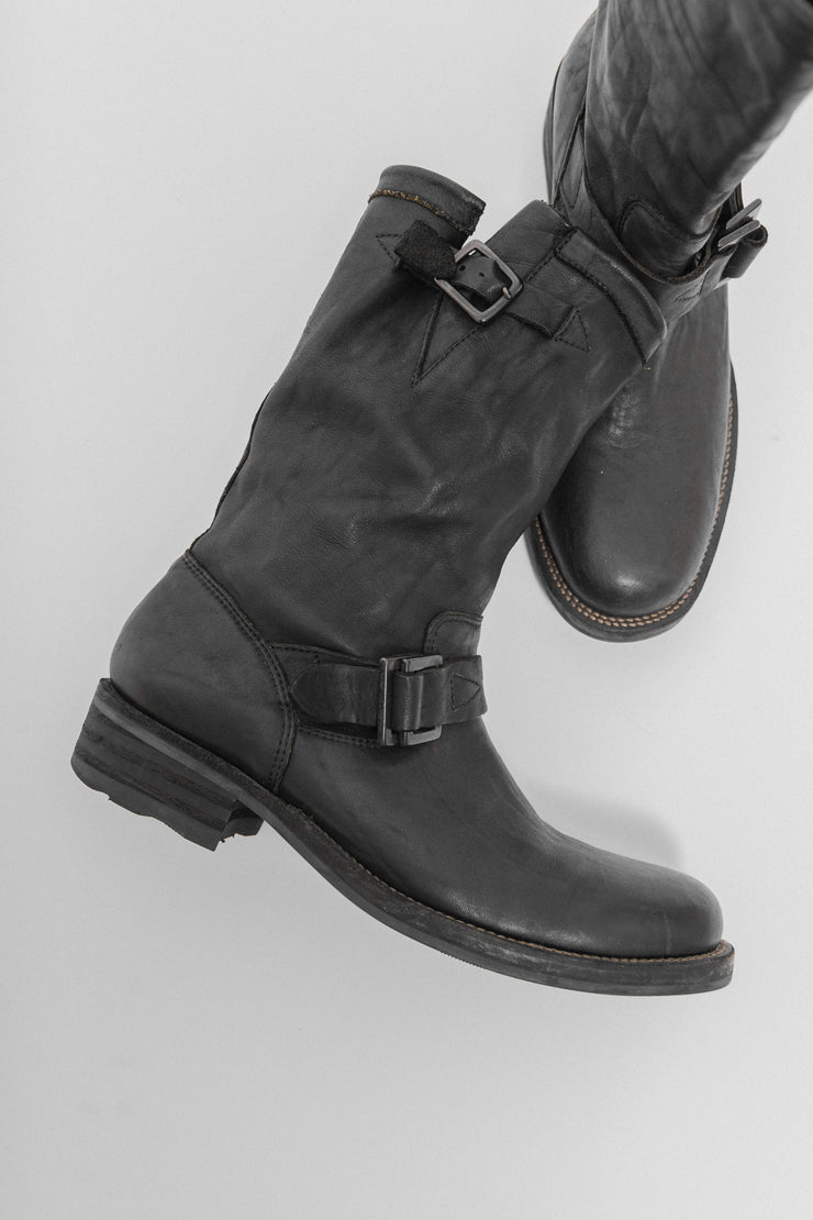 ISAMU KATAYAMA BACKLASH - Leather engineer boots