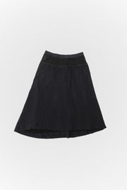RICK OWENS - SS09 "STRUTTER" Silk blend midi skirt with pockets