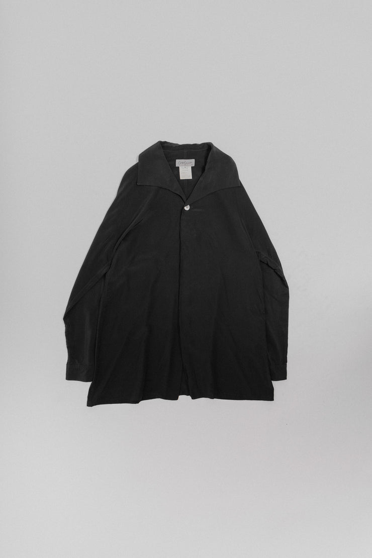 YOHJI YAMAMOTO - Silk button up blouse (late 80&