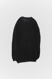 BORIS BIDJAN SABERI - SS12 Long cotton sweater with bottom slits