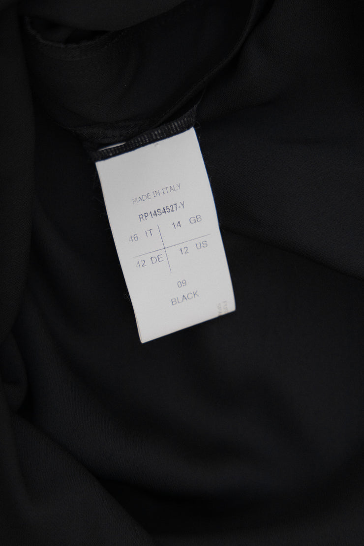 RICK OWENS - SS14 "VICIOUS" Sheer dress with a side zipper