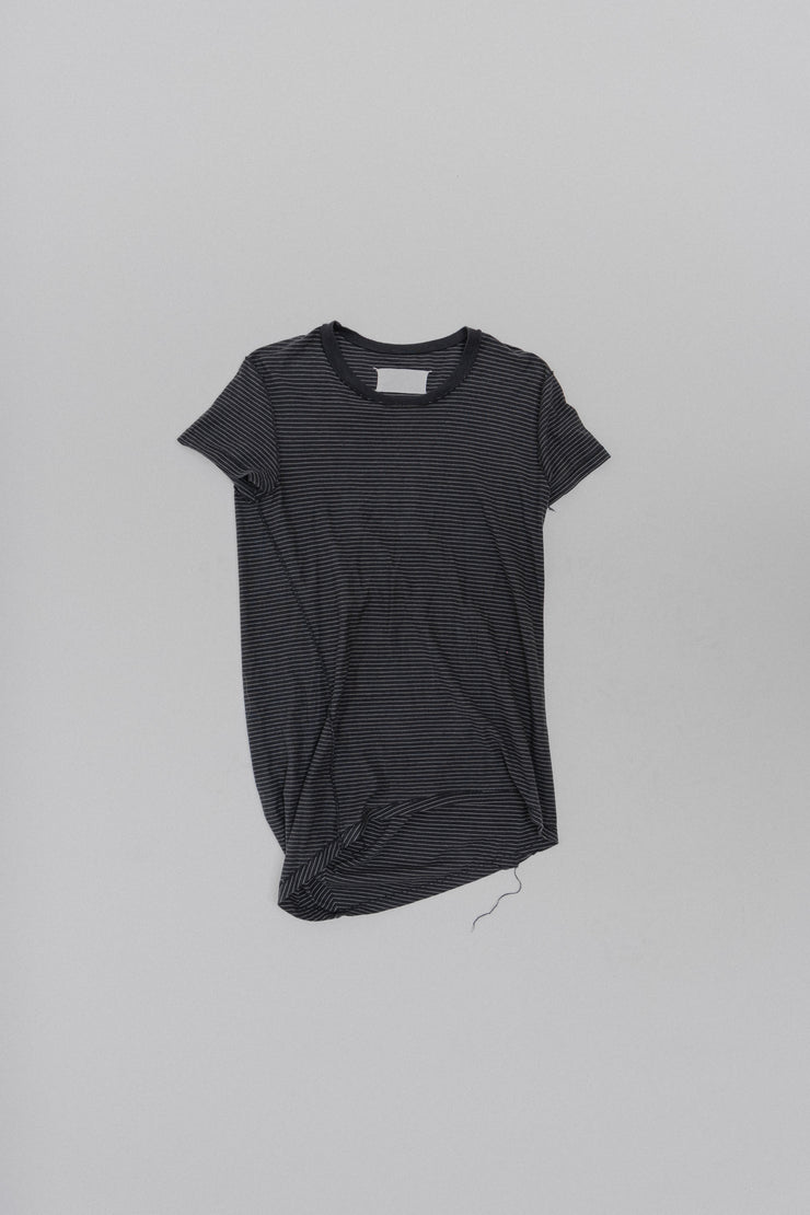 MARTIN MARGIELA - White label inside out tee with back slits by Miss Deanna (early 00&