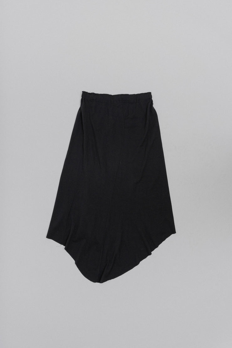 COMME DES GARCONS - FW04 Long asymmetrical wool skirt