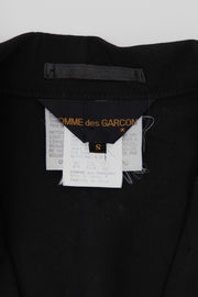 COMME DES GARCONS - SS89 Knot button wool jacket with wide shoulders