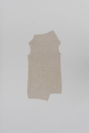ANN DEMEULEMEESTER - Merino wool sleeveless sweater (early 00's)