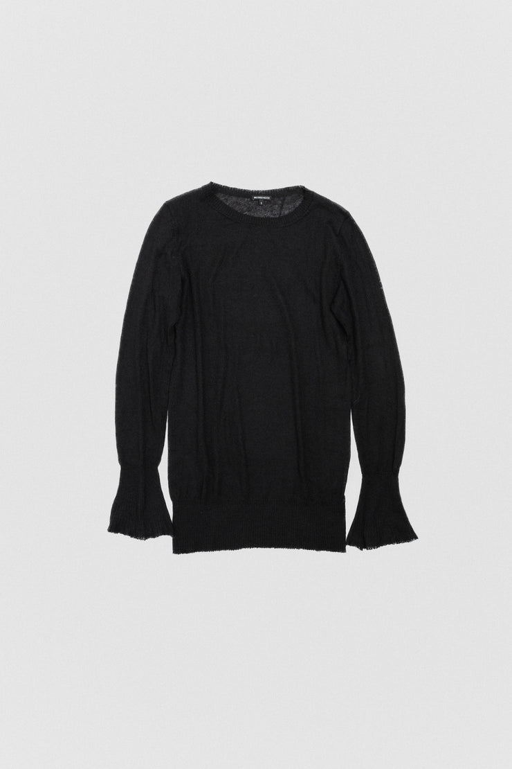 ANN DEMEULEMEESTER - Mohair blend sweater with flared cuffs