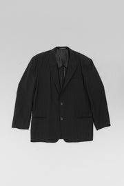 YOHJI YAMAMOTO POUR HOMME - GOTHIC Wool textured jacket (90's)