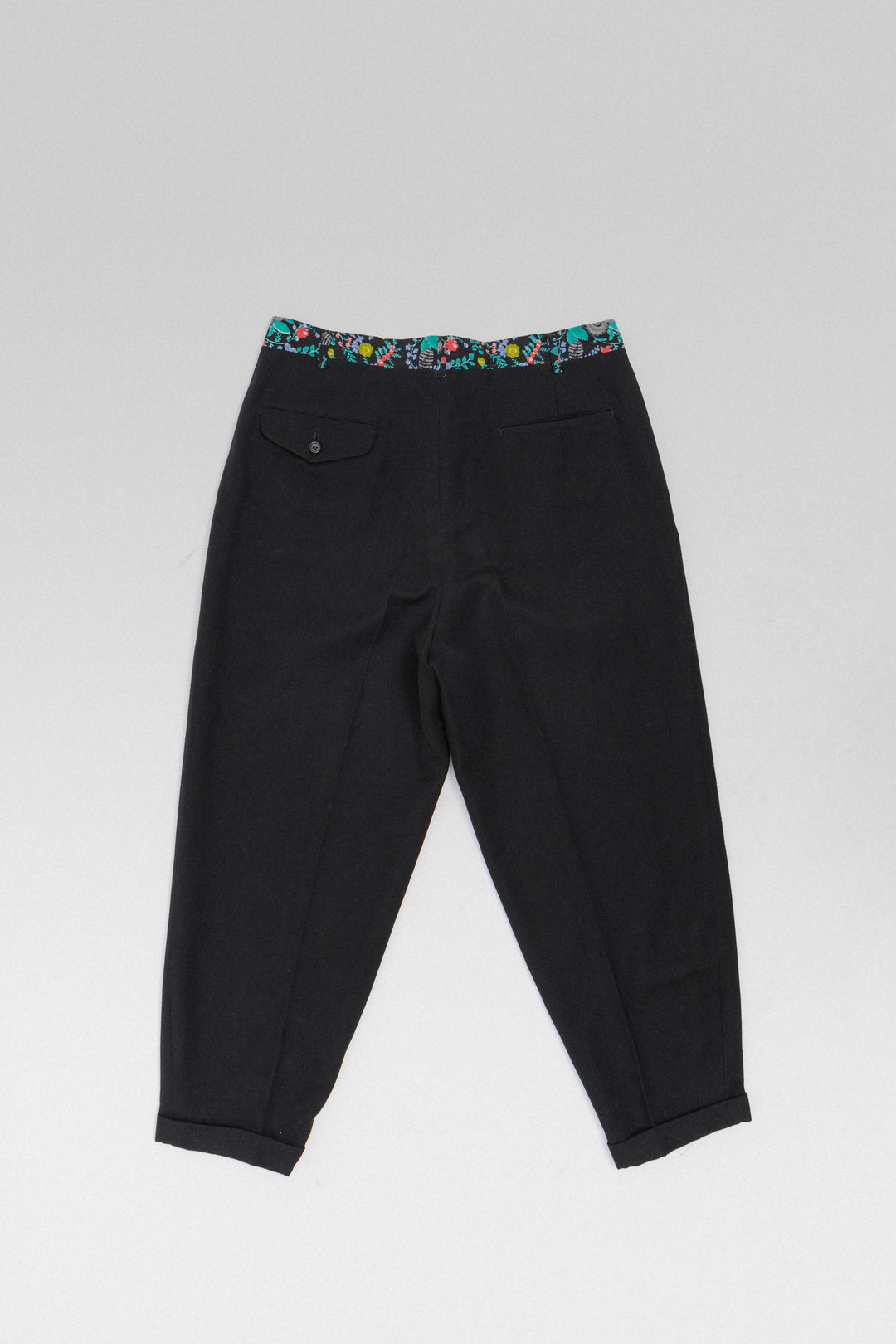 COMME DES GARCONS HOMME PLUS - FW88 Wool pants with a floral