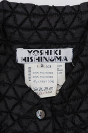 YOSHIKI HISHINUMA - Geometrical pleated dress (early 00's)