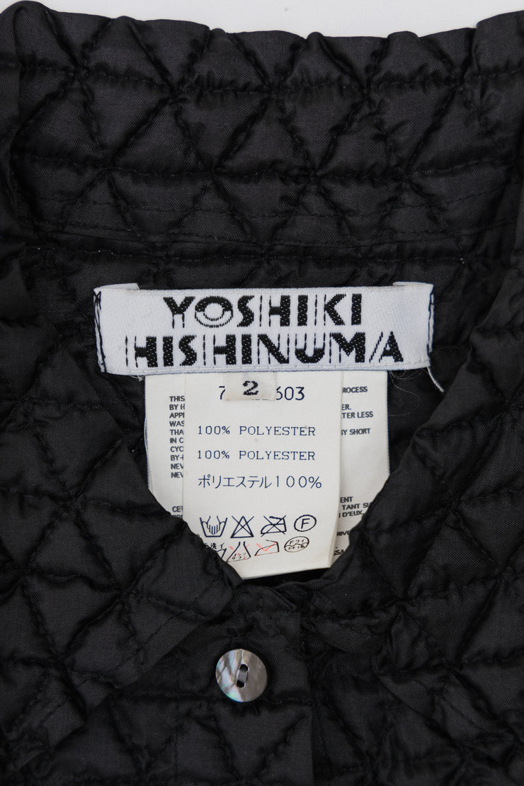 YOSHIKI HISHINUMA - Geometrical pleated dress (early 00&