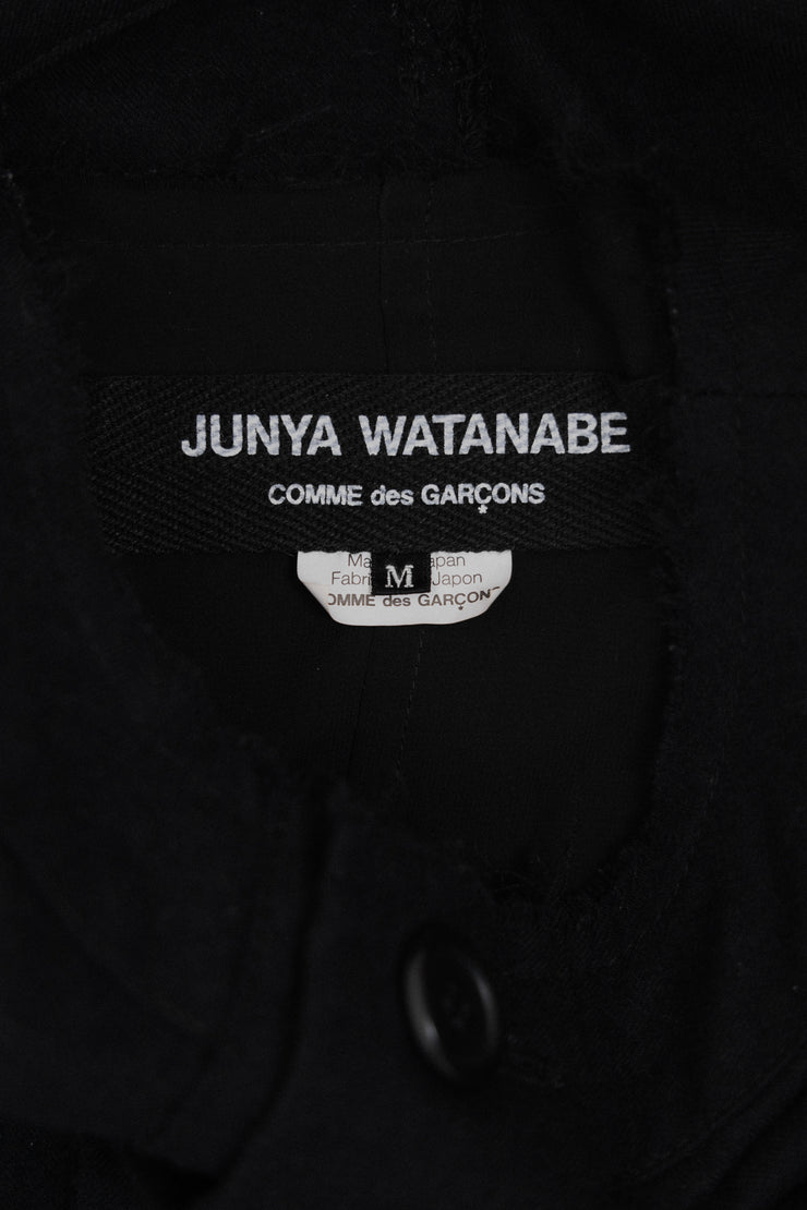 JUNYA WATANABE - SS07 Asymmetrical layered wool coat