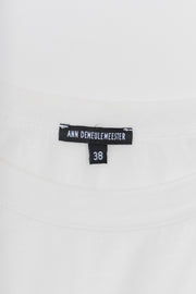 ANN DEMEULEMEESTER - SS18 "Forever 02 kids" printed t shirt dress with waist straps