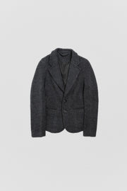 A.F VANDEVORST - Wool and cotton blend knitted jacket