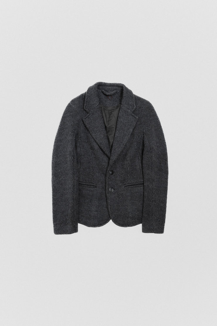 A.F VANDEVORST - Wool and cotton blend knitted jacket