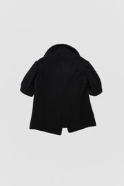 YOHJI YAMAMOTO - FW02 Heavy wool jacket with short puff sleeves (runway)