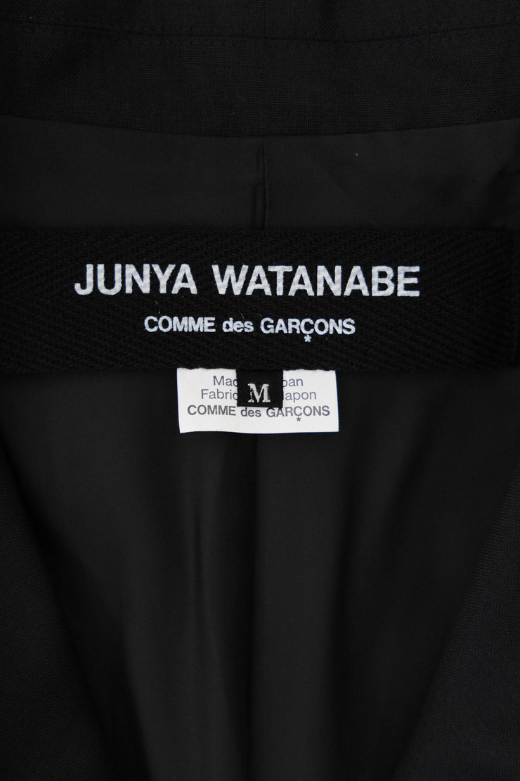 JUNYA WATANABE - SS16 Mohair wool jacket with a chain closure and sleeve details