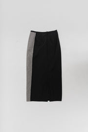 COMME DES GARCONS - FW97 Wool skirt with hounstooth details