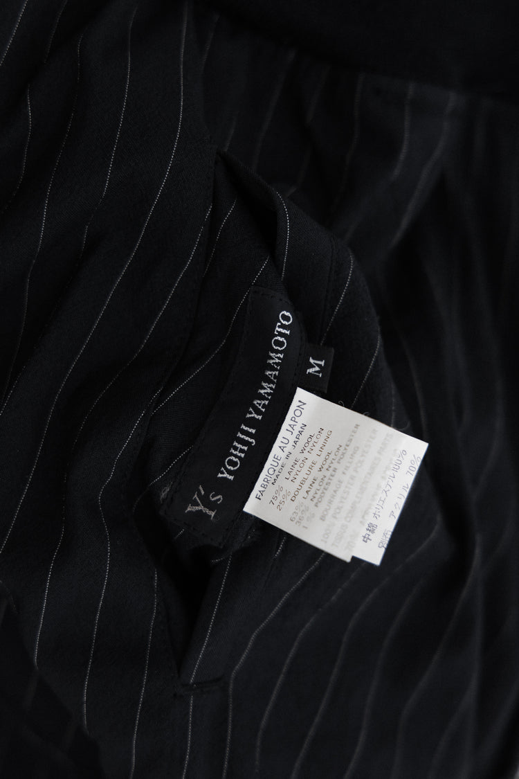 YOHJI YAMAMOTO Y'S - Reversible cropped bomber jacket (90's) – L