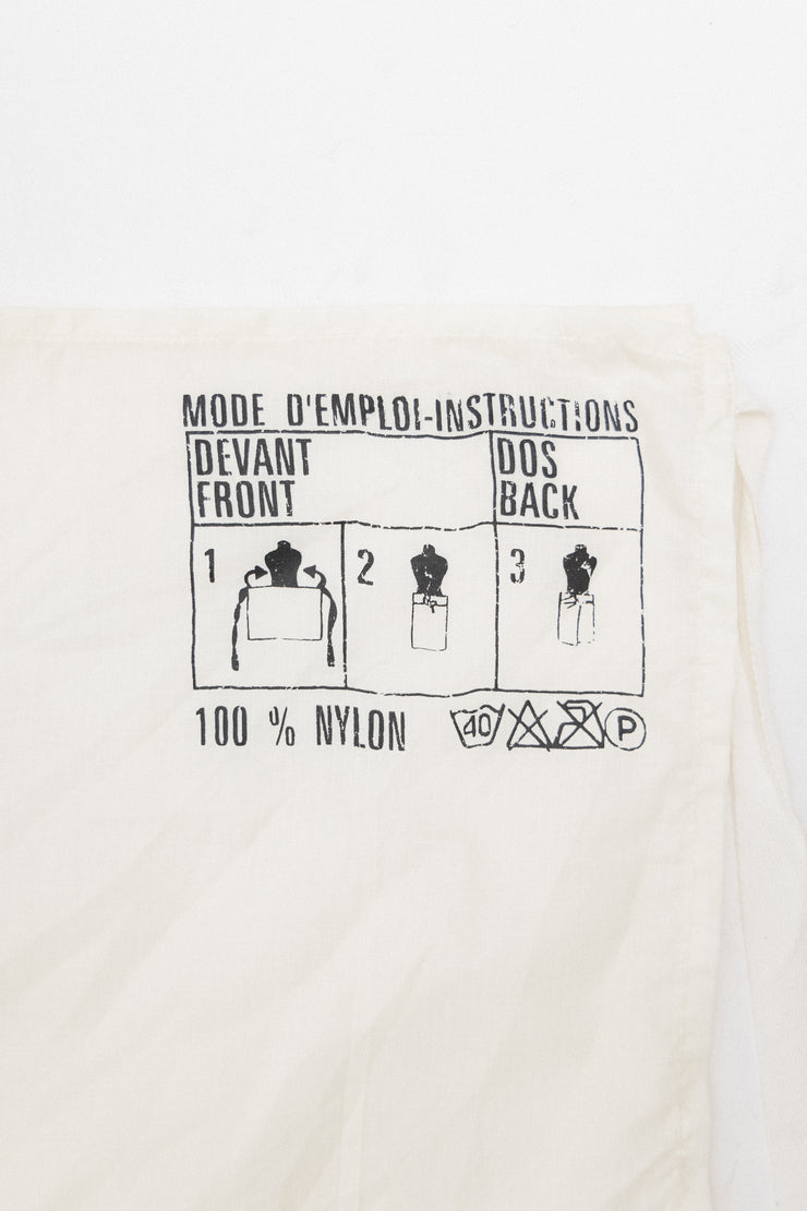 MARTIN MARGIELA - SS99 Wrap up apron with folding instructions (L.6)