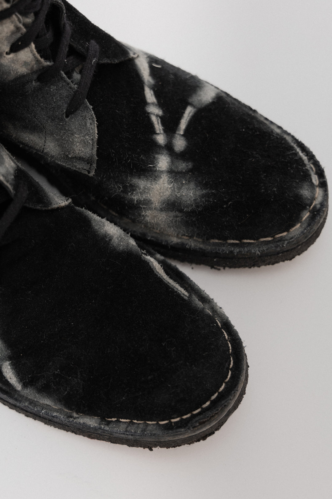 ANN DEMEULEMEESTER - SS01 Lace up patterned suede boots – L'OBSCUR
