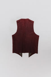 MARTIN MARGIELA - Artisanal folded waistcoat with a hidden button up closure (early 00's, line 0/10)