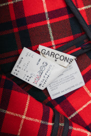 COMME DES GARCONS - FW99 Tartan wrap up skirt pants