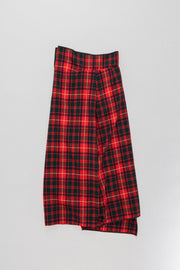 COMME DES GARCONS - FW99 Tartan wrap up skirt pants