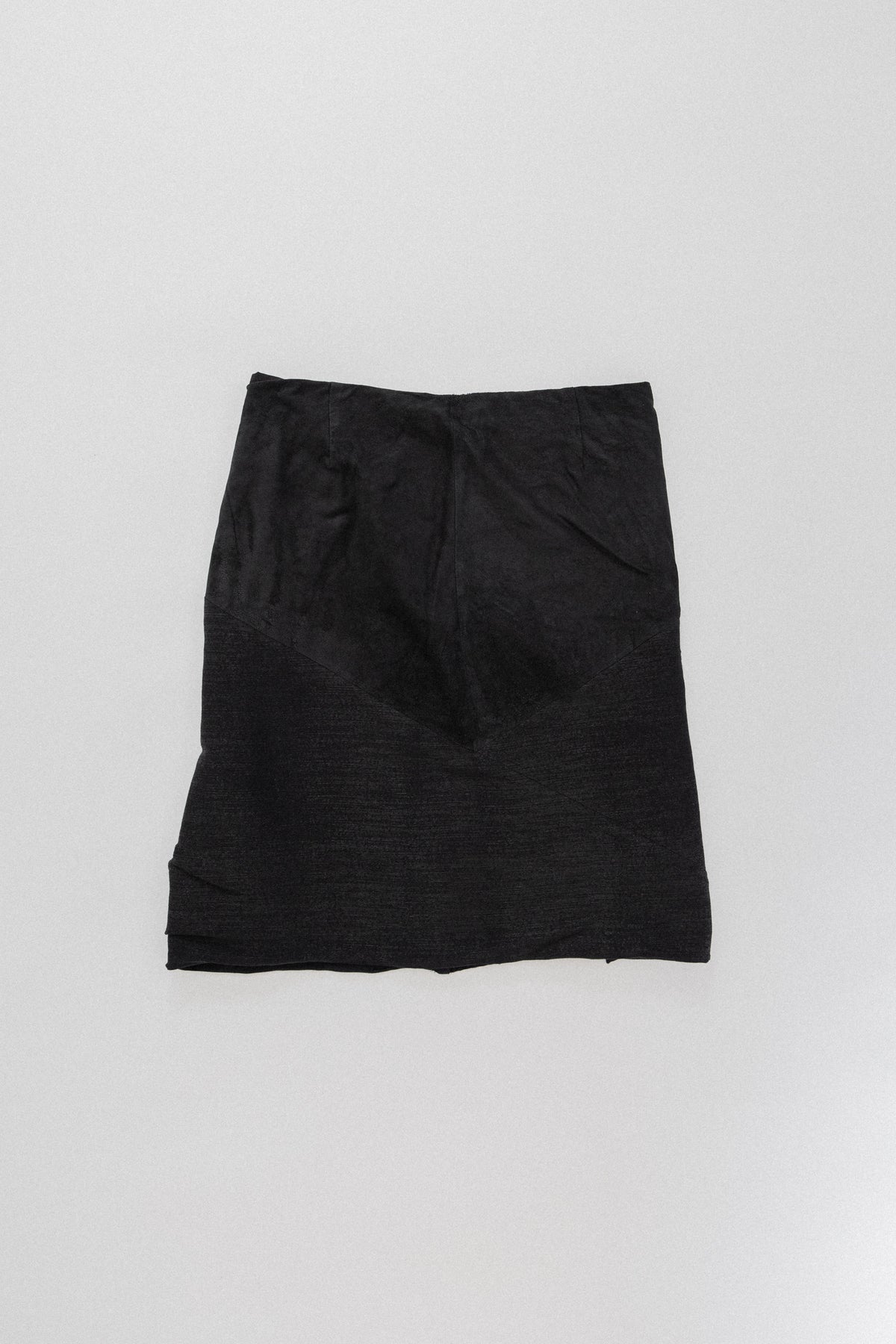 RICK OWENS - SS09 STRUTTER Wrap up skirt with textured panels