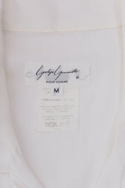 YOHJI YAMAMOTO POUR HOMME - Large rayon shirt with pearly buttons (late 80's)