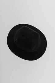 YOHJI YAMAMOTO POUR HOMME - FW20 Wool bowler hat (runway)