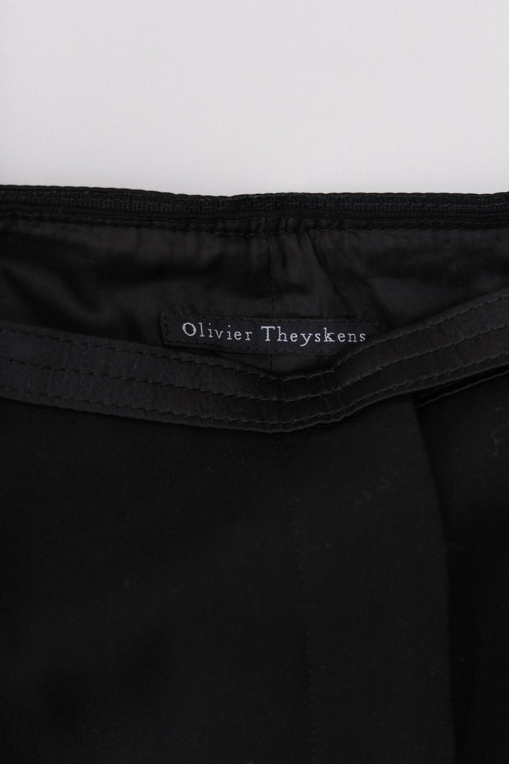 OLIVIER THEYSKENS - FW01 Wool and silk wide pants