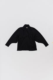 COMME DES GARCONS - Wool sweater with falling lapels (80's)