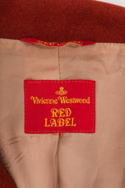 VIVIENNE WESTWOOD RED LABEL - FW03 Pumpkin orange angora wool jacket