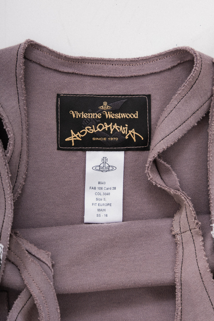 VIVIENNE WESTWOOD - SS16 Anglomania "Active Resistance" strap top