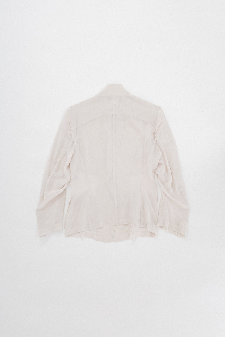 ANN DEMEULEMEESTER - Silk officer jacket (early 00&