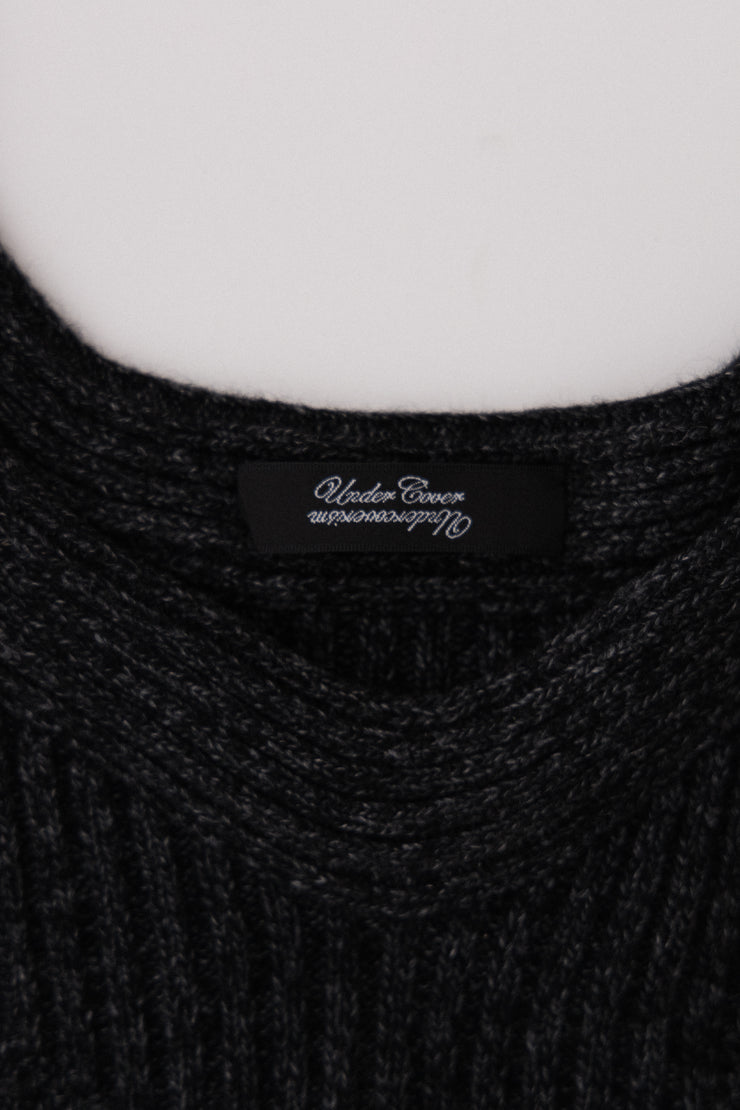 UNDERCOVER - FW09 "Earmuff maniac" Long top in thick ribbed wool