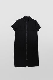 YOHJI YAMAMOTO Y'S - FW11 Shirt dress with a front zipper and flap pockets