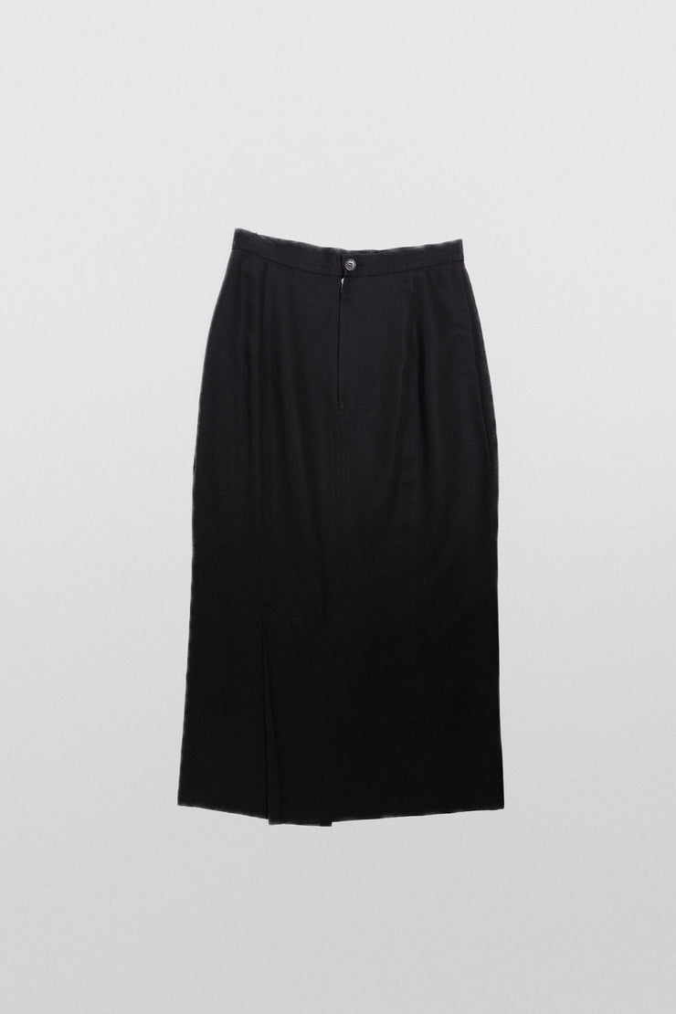 YOHJI YAMAMOTO - Long pencil skirt (90&