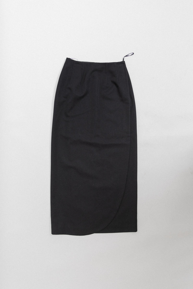 COMME DES GARCONS - 1992 Wrap up wool skirt