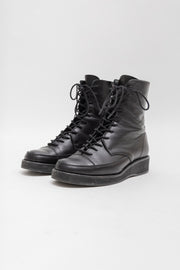 YOHJI YAMAMOTO - Lace-up leather boots