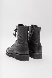 YOHJI YAMAMOTO - Lace-up leather boots