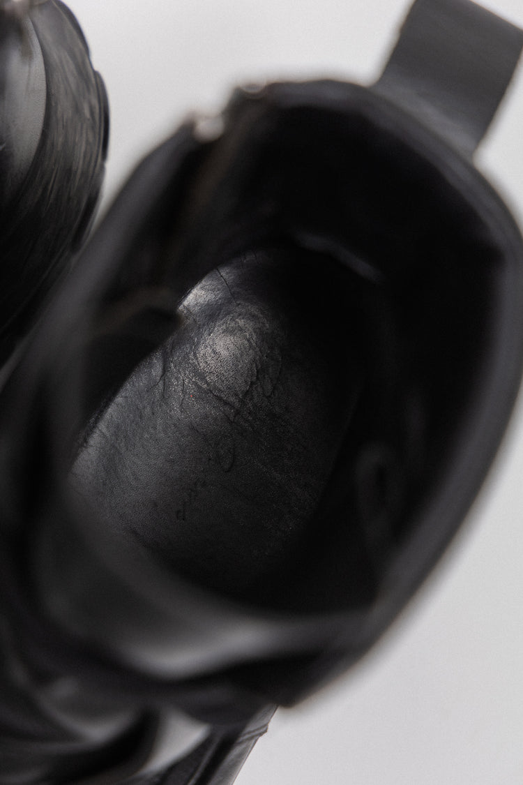 【初期】RickOwens 18ss ペンタグラムトラクターブーツ43 RICK OWENS - SS18 DIRT Pentagram tractor boots (runway) – L