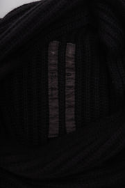 RICK OWENS - FW10 GLEAM Sleeveless ribbed sweater with geometrical patterns (runway)