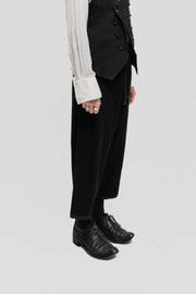 YOHJI YAMAMOTO Y'S FOR MEN - Wide wool pants with pocket details (80's)